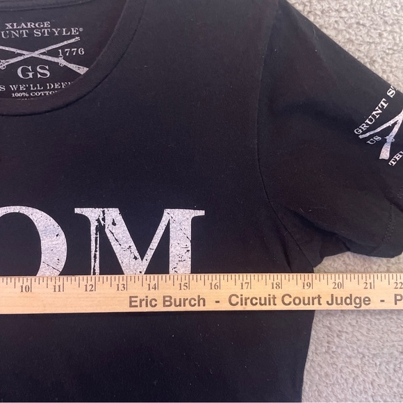 Women’s Grunt Style Mom Shirt Black Small Army Military Armed Forces Mom Noun - Picture 8 of 9